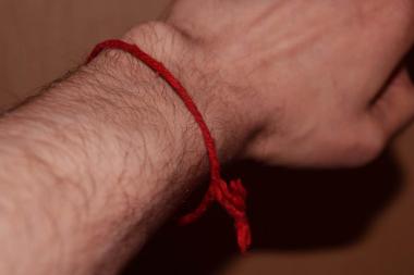 Kever Rachel red string