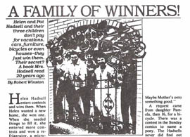 Helene Hadsell newspaper